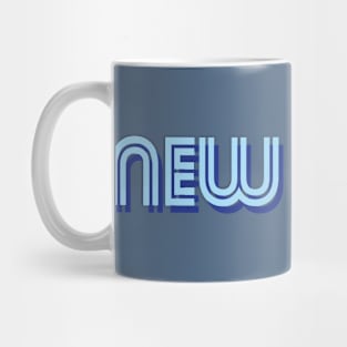 new york city lettering Mug